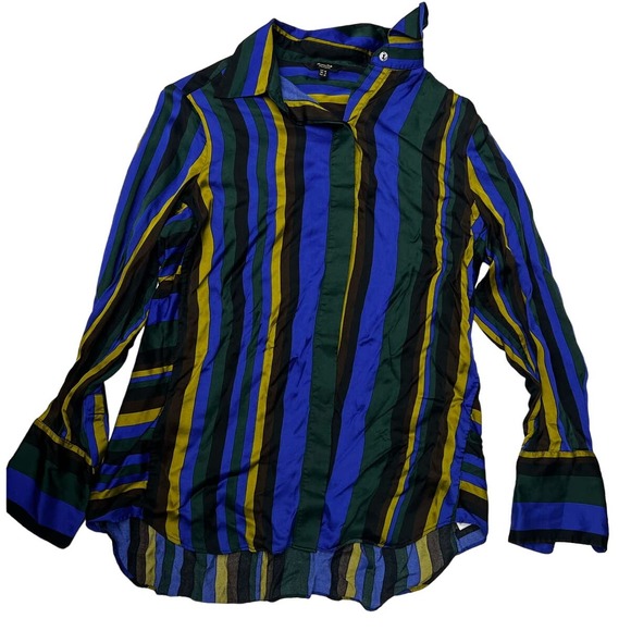 Massimo Dutti, Women's Striped Button Up, Size 6 - Picture 1 of 4